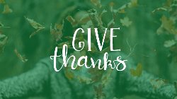 Thanksgiving